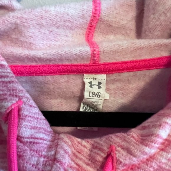 Underarmour Hoodie - Large in Heathered Pink - Picture 6 of 6